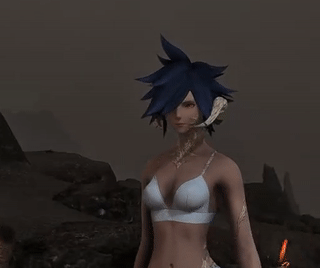 Male Au Ra hair Port